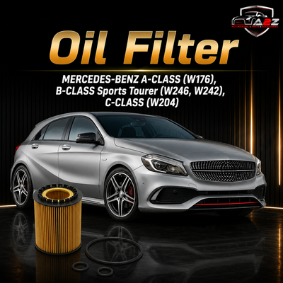 Oil Filter 6511800109 & E11HD204 & OX153/7D2 Compatible With MERCEDES-BENZ A-CLASS (W176), B-CLASS Sports Tourer (W246, W242), C-CLASS (W204) Tag.325