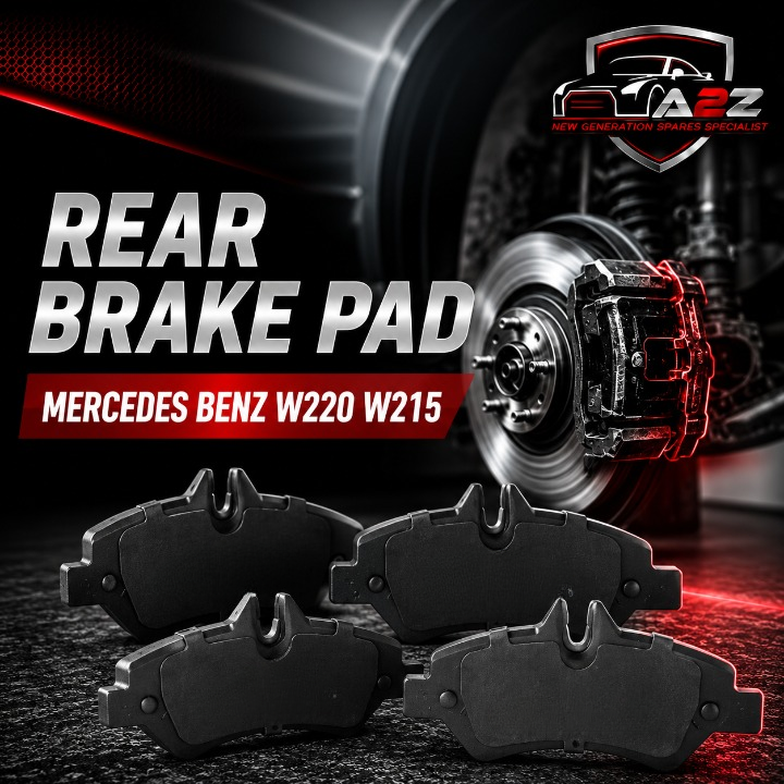 Rear Brake Pad Set 0044206920 Compatible With Mercedes Benz W220 W215