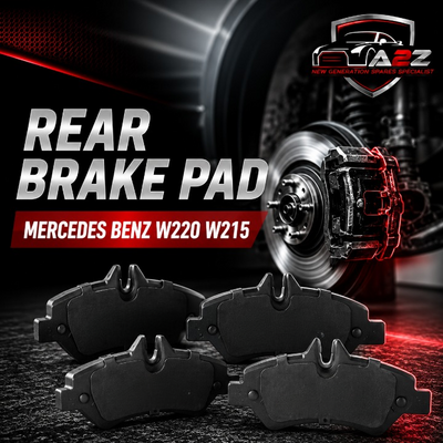 Rear Brake Pad Set 0044206920 Compatible With Mercedes Benz W220 W215