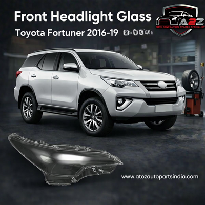Front Headlight Glass Compatible With Toyota Fortuner 2016-19