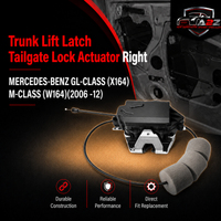 Trunk Lift Latch Tailgate Lock Actuator Right 1647400735 & 1647400035 & 1647400300 & 1647400335 & 1647400435 Compatible With MERCEDES-BENZ GL-CLASS (X164) M-CLASS (W164)(2006 -12)