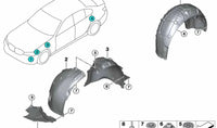 Front Fender Liner Left 51118074891 Compatible With BMW For 3 Series G20 G21 G28 (2019)