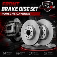 Front Brake Disc Set Left 9Y0615301 Right 9Y0615302 971615302 971615301 Compatible With Porsche Cayenne