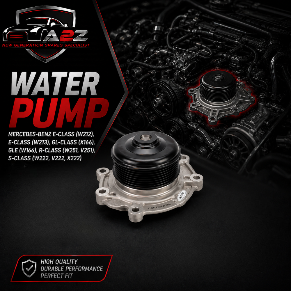 Water Pump WPS3072 A6422002001 Compatible With MERCEDES-BENZ E-CLASS (W212), E-CLASS (W213), GL-CLASS (X166), GLE (W166), R-CLASS (W251, V251), S-CLASS (W222, V222, X222) (CONTINENTAL)
