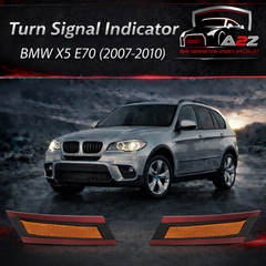 Front Bumper Turn Signal Indicator Light Left 63217162547 & Right 63217162548 Compatible with BMW X5 E70 2007-2010 Tag-FBL-17