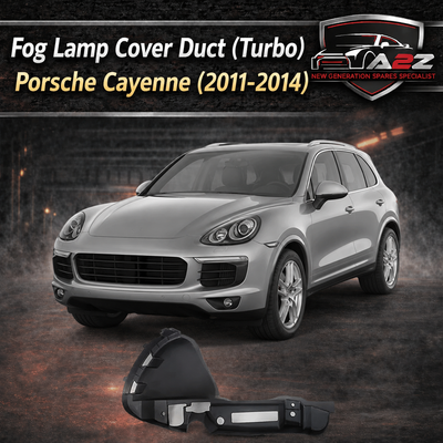 Fog Lamp Cover Duct (Turbo) Set Right 95850533410 & Left 95850533310 Compatible With Porsche Cayenne (2011-2014) Tag No.152