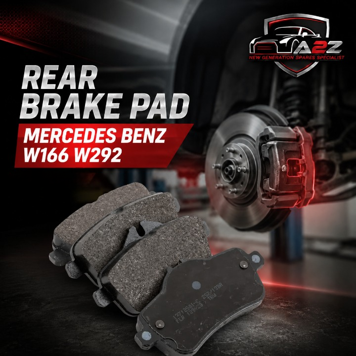 Rear Brake Pad Set 0074207720 Compatible With Mercedes Benz W166 W292