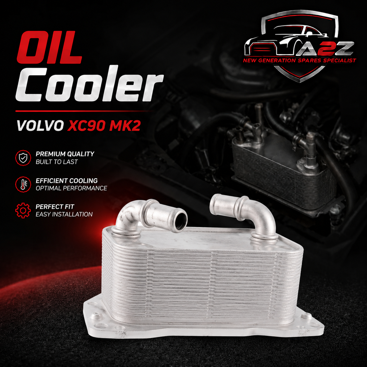 OIL COOLER 31368636 31465747 31293761 982776 For VOLVO XC90 MK2 Tag-O-63