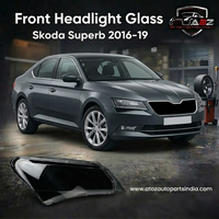 Front Headlight Glass Compatible with Skoda Superb 2016-2019