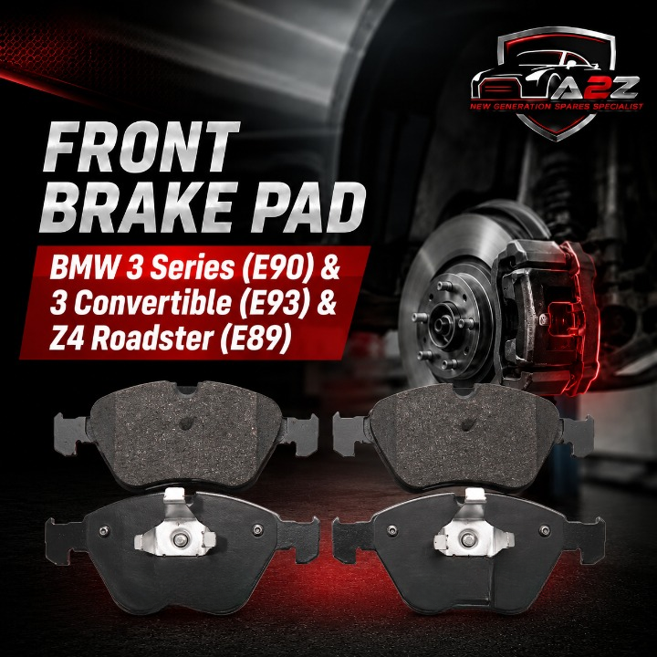 Front Brake Pad 2331303  P06081N 34112288870   Compatible With BMW 3 Series (E90) & 3 Convertible (E93) & Z4 Roadster (E89)
