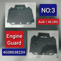 Engine Splash Guard Engine Under Cover 4G0863822D 4G0863822E 4G0863822H Compatible With AUDI A6 C7 (4G2, 4GC) | A6 / S6 & A6 C7 Avant (4G5, 4GD) | A6 / S6 Tag No.3