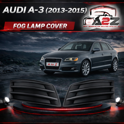 Fog Lamp Cover Compatible With AUDI A3 2013-2015 Fog Lamp Cover Left 8V5807681 & Right 8V5807682 Tag-FC-03