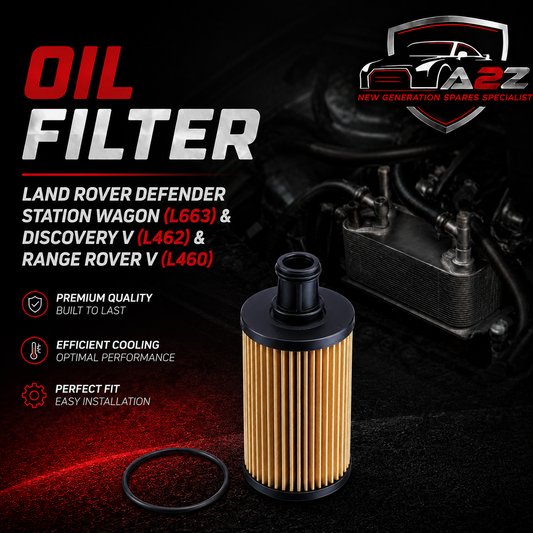 Oil Filter E1004HD672 & LR133455 & OX1338D Compatible with  LAND ROVER DEFENDER Station Wagon (L663) & DISCOVERY V (L462) & RANGE ROVER V (L460) Tag.311