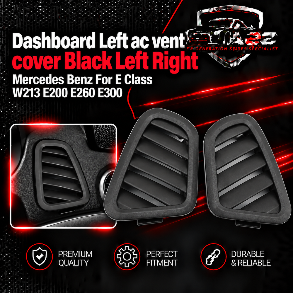Dashboard Left ac vent cover Black Left Right 21368094049K00 Compatible With Mercedes Benz For E Class W213 E200 E260 E300