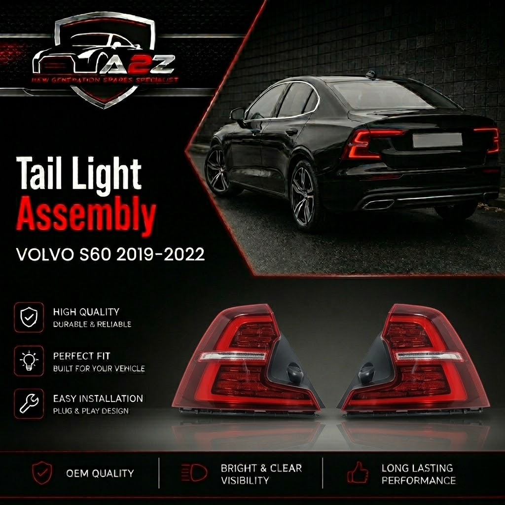 Tail Light Rear Lamp Left 31468192 m& Right 31468193 Compatible With VOLVO S60 Tag No.204