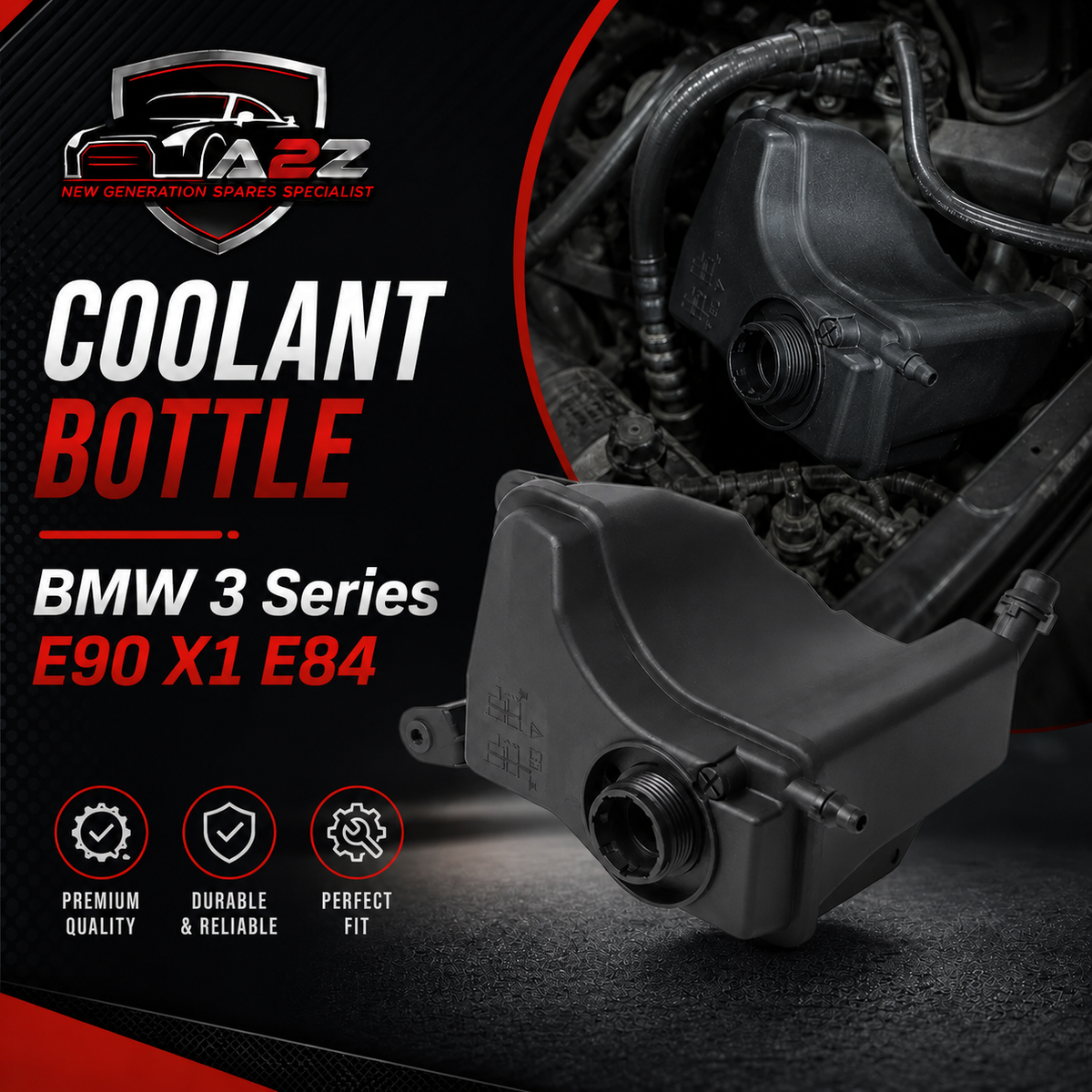 Coolant Bottle 17137800291 17134714830 17137800291 17137801214 For BMW 3 Series E90 X1 E84 Tag-B-14