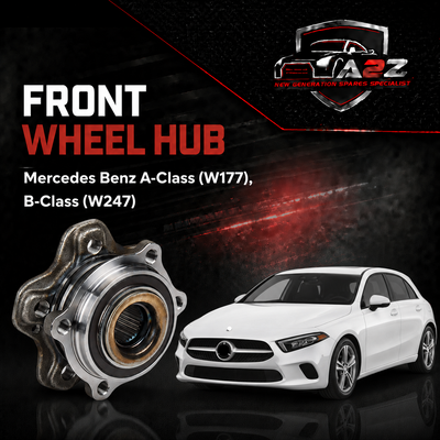 Front Wheel Hub 2473340000 2473340500 A2473340000 A2473340500 Compatible With Mercedes Benz A-Class (W177), B-Class (W247)