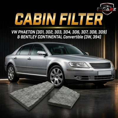 Cabin Filter 3D2819620A 3D0819619B 3D0819619A Compatible With VW PHAETON (3D1, 3D2, 3D3, 3D4, 3D6, 3D7, 3D8, 3D9) & BENTLEY CONTINENTAL Convertible (3W_, 394)Tag 251
