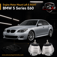 Engine Motor Mount Set Compatible With BMW 5 Series E60 Engine Motor Mount Left 22116761089 & Right 22116761090