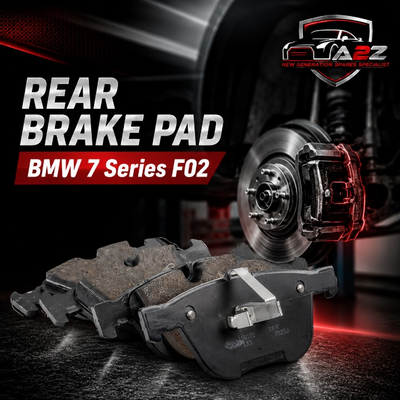Rear Brake Pad 34216790966 2445801 2373101 P06053 Compatible With BMW 7 Series F02