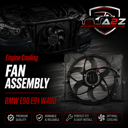 Engine Cooling Fan Assembly 17117590699 Compatible With BMW E90 E91 W400