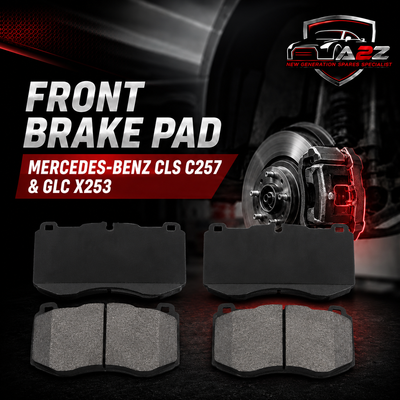 Front Brake Pad A0004208600 2206103 P050145 Compatible With MERCEDES-BENZ CLS C257 & GLC X253
