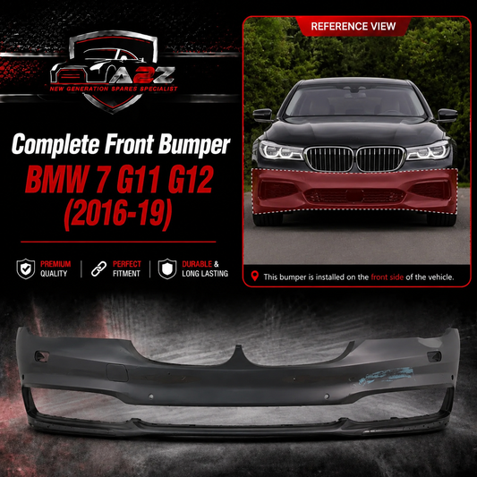 Front Bumper Complete 51117402813 Compatible With BMW 7 G11 G12 (2016-19)