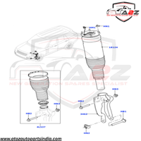 Front Left Air Suspension Shock Absorber Strut LR056926 Compatible With Land Rover Range Rover (L405) (2013-17)