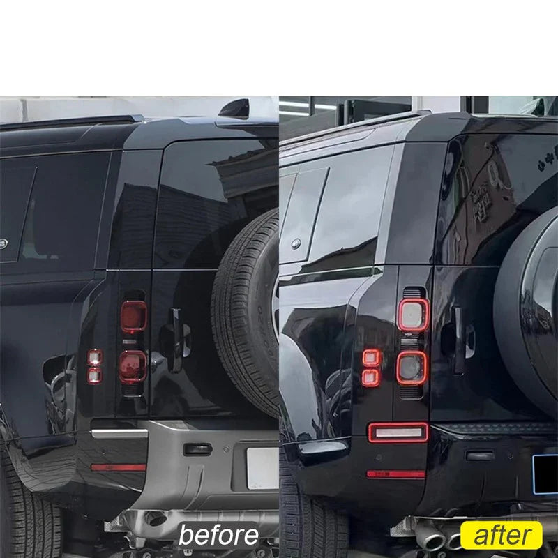 Rear Bumper Light Smoke Set Compatible With Land Rover Defender 5 L663