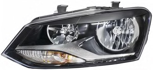 Head Light Set Left 6R1941007 & Right 6R1941008 Compatible With Volkswagen Polo (2009)