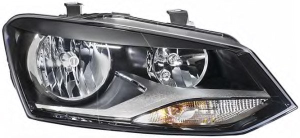 Head Light Set Left 6R1941007 & Right 6R1941008 Compatible With Volkswagen Polo (2009)