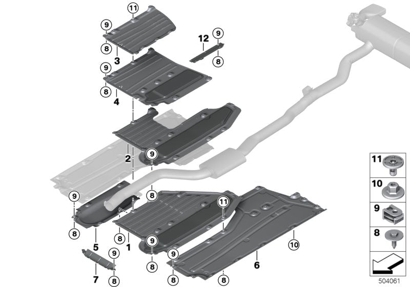 Underbody Penal Right 51757374698 Compatible With BMW G38(New) (2021-25)