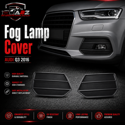 Fog Lamp Cover Compatible With AUDI Q3 2016 Fog Lamp Cover Left 8U0807681P & Right 8U0807682P 8U0807681P4U8 Tag-FC-72 Fog No.72 (2016)