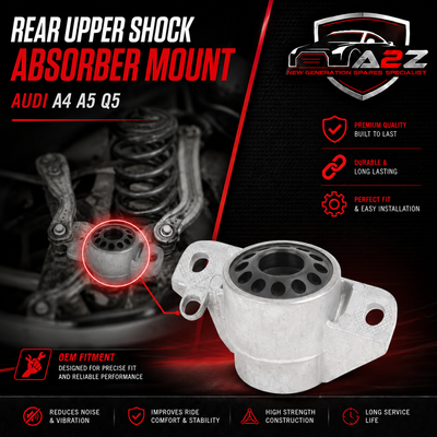 Rear Upper Shock Absorber Mount 10286110 10295101 8K0513353E N10295101 Compatible With Audi A4 A5 Q5