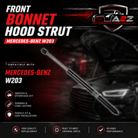 Front Bonnet Hood Strut Left 2038800029  & Right 2038800929 2038800429 Compatible With MERCEDES-BENZ C-CLASS (W203) & C-CLASS Coupe (CL203) & CLK (C209)