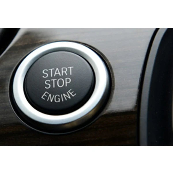 Engine One Button Start Stop Button Switch Cover  61319153832  61319153832-1  9153832-A  Compatible with BMW 5 Series (F10) & 7 Series  (F01, F02, F03, F04)