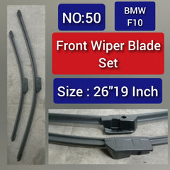 Front Wiper Blade Set (26'19 Inch) Compatible with BMW 5 Series F10 Tag-WBF-50