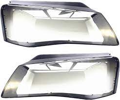 Front Headlight Glass Compatible with AUDI A8 (2010-2014)