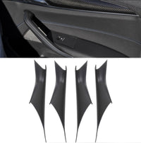 BMW 5 Series G30 black inner door handle set – 4-piece replacement without leather for 2017–2023 models with OEM fit and premium finish

