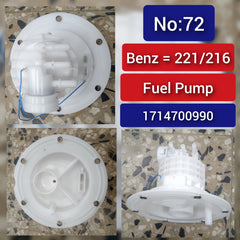 Fuel Pump 1714700990 Compatible With MERCEDES-BENZ S-CLASS W221 Tag-F-72