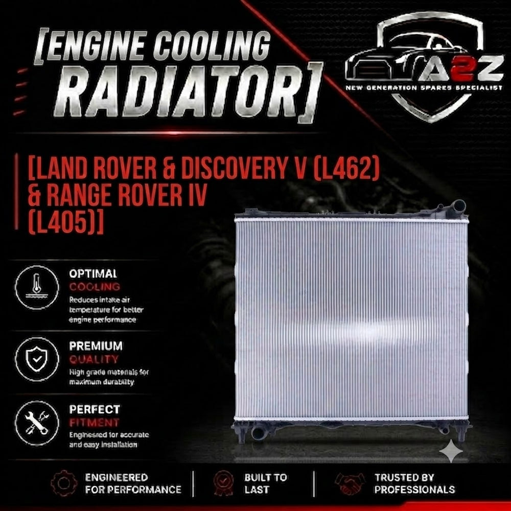 Engine Cooling Radiator LR062425 Compatible With LAND ROVER & DISCOVERY V (L462) & RANGE ROVER IV (L405)