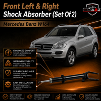Front Left & Right Shock Absorber (Set Of 2) 1643200130 1643200230 A1643200130 A1643200230 Compatible With Mercedes Benz W164