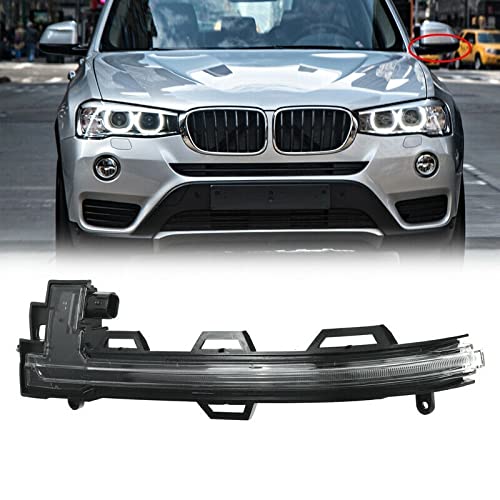 Side Mirror Light Compatible With Bmw X3 F25 2014-2018 X5 F15 2014-2018 X6 F16 2014-2018 Side Mirror Light 63137291218 Right