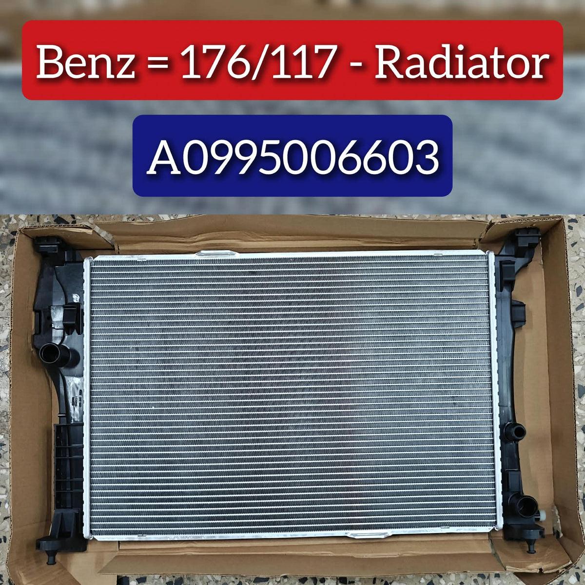 Radiator  995006603 0995006603 A0995006603 Compatible With Mercedes Benz W176 W117