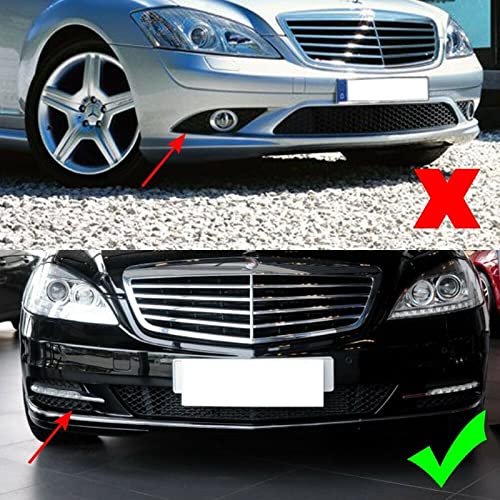 Fog Lamp Fog Light Drl Led Drl Compatible With Mercedes C Class W204 2011-2014 E Class W221 2009-2013 R Class W251 2011-2015 Fog Lamp Fog Light Drl Led Drl Left 2218201756