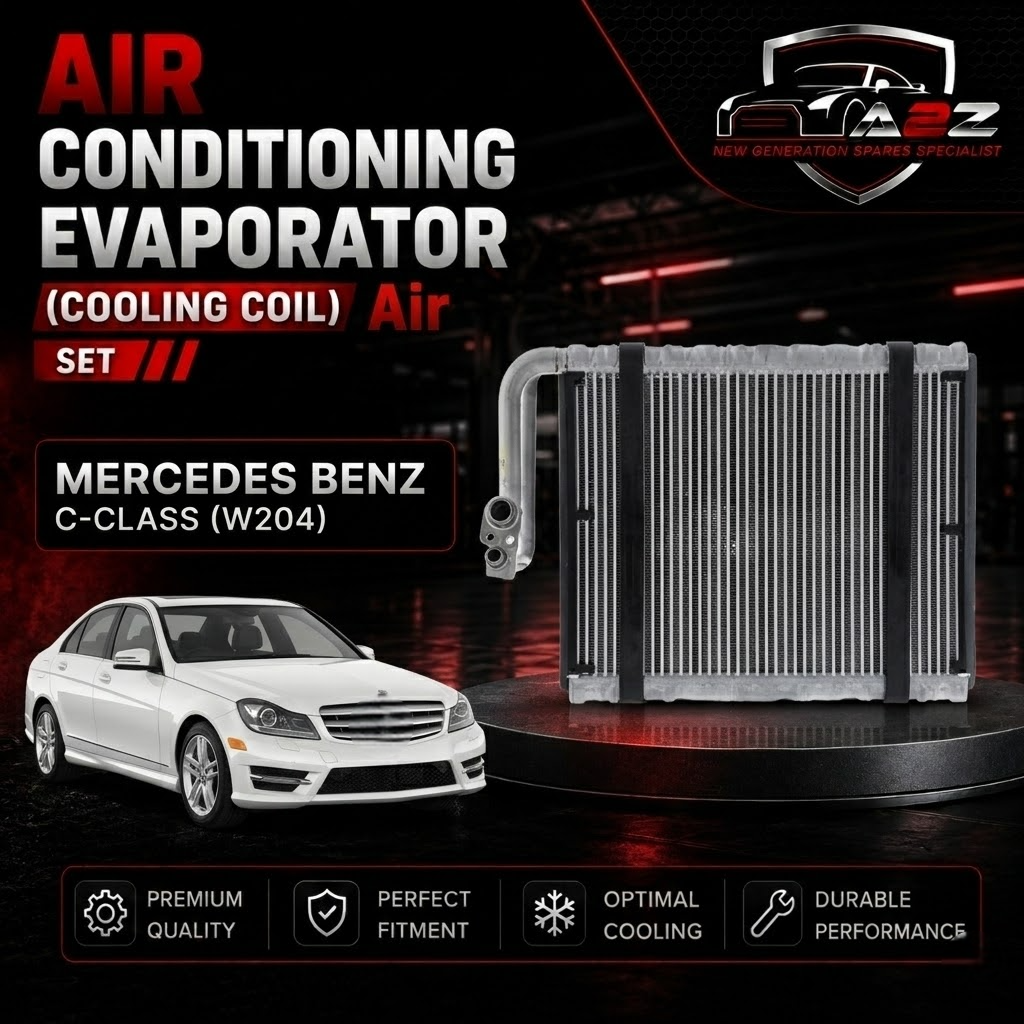 Air Conditioning Evaporator (Cooling Coil) A2048300258 2048300258 Compatible with MERCEDES BENZ  C-CLASS (W204) & CLS (C218) & E-CLASS (W212) (Engine 651)