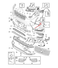 Headlamp Washer Cap Bracket Left 31353368 Right 31353369 Compatible With VOLVO XC90 I (275) Tag No.2657
