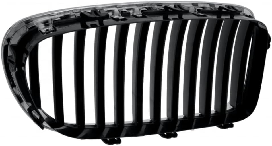 Front Chrome Kidney Grill Set (10 Lines)  Right 51137336478 & Left 51137336477 Compatible With BMW 5 Series F10 2010-2016 Tag 14