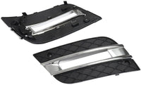 Fog Lamp Cover With Chrome Left 1648801924 & Right 1648802024 A1648801924 Compatible With Mercedes-Benz ML-W164 (2010-2012) Tag No.342