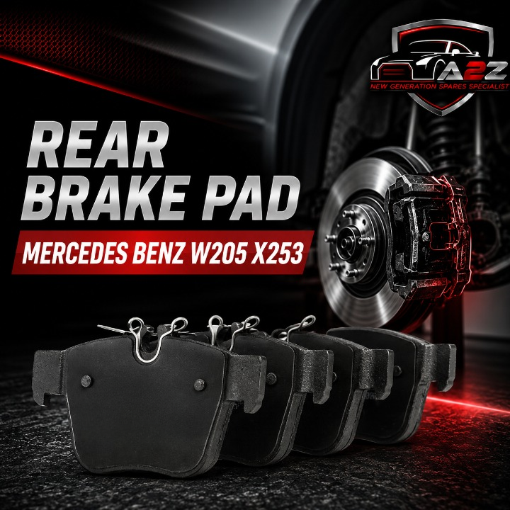 Rear Brake Pad Set 0004205900 Compatible With Mercedes Benz W205 X253